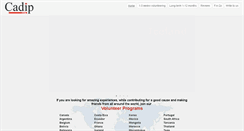 Desktop Screenshot of cadip.org
